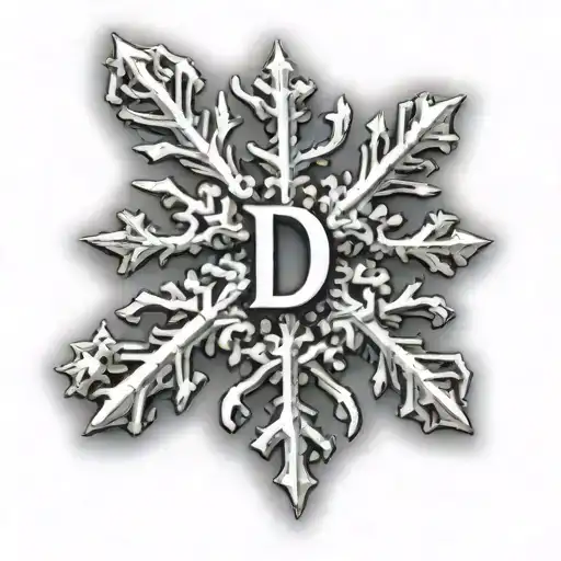 Snowflake With A D Initial