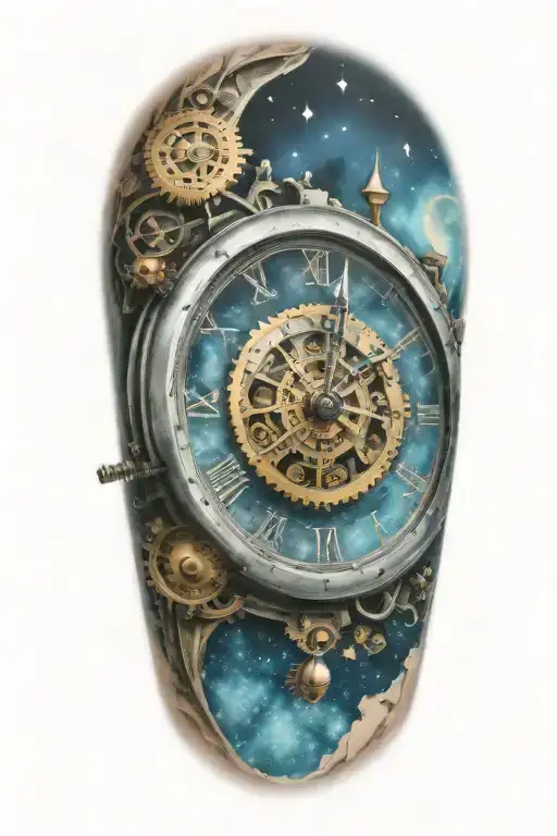 A Mechanical Clock With Intricate Astronomy