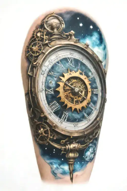 A Mechanical Clock With Intricate Astronomy