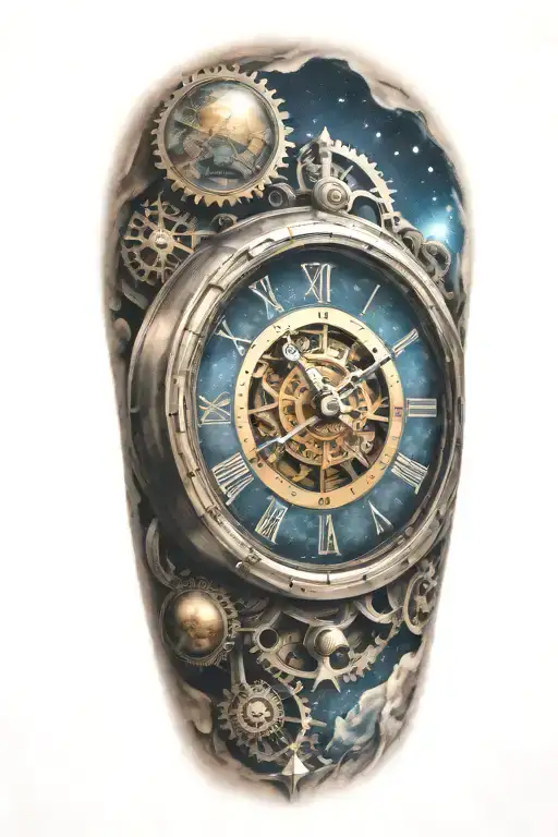 A Mechanical Clock With Intricate Astronomy