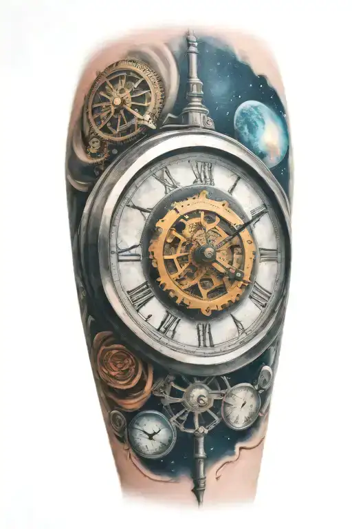A Mechanical Clock With Intricate Astronomy