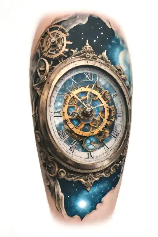 A Mechanical Clock With Intricate Astronomy