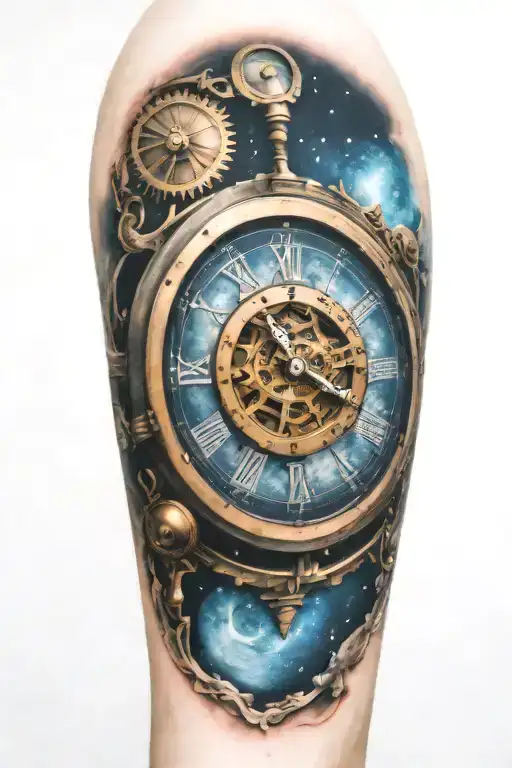 A Mechanical Clock With Intricate Astronomy