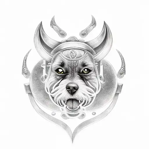 Runes Viking Dog