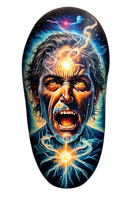 Tattoo Showing I Am Attracting Energy From The Universe