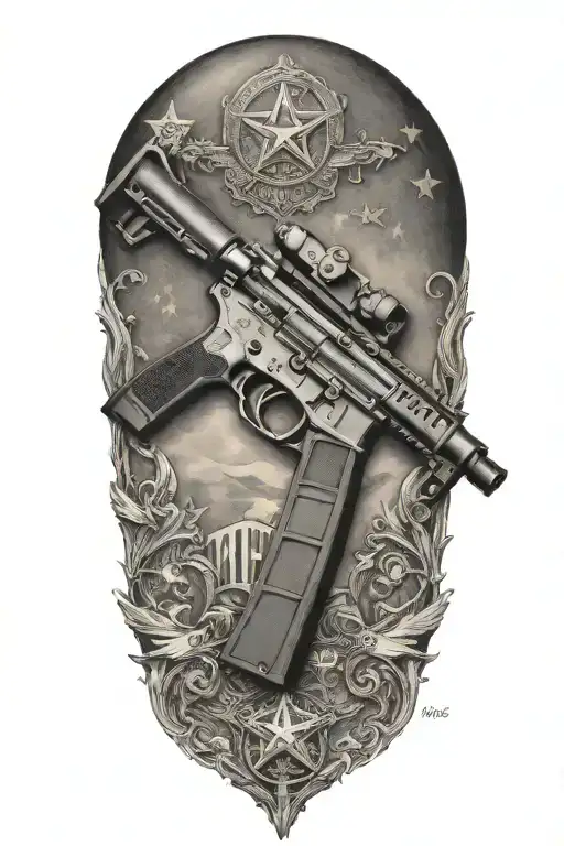 America Moonshine Ar 15