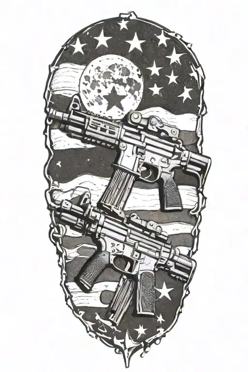 America Moonshine Ar 15