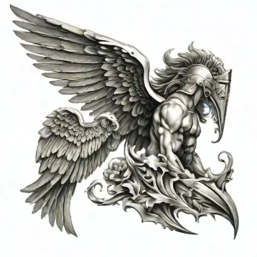 Spartan And Angel Wing