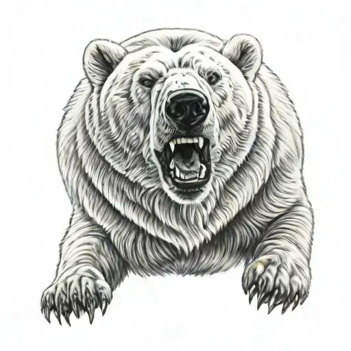 Polar Bear With A Grin