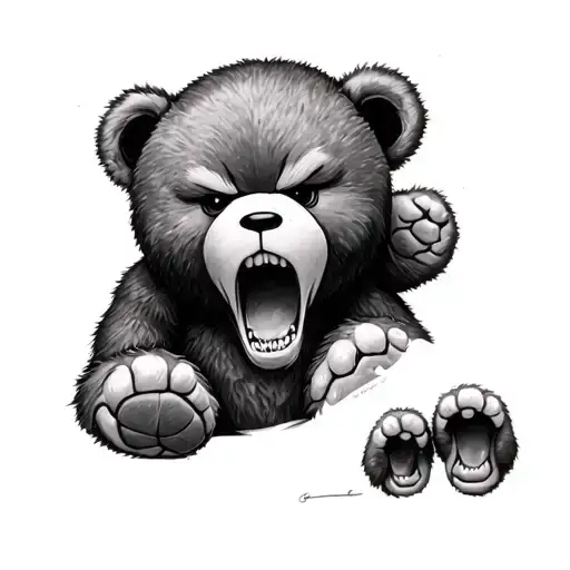 Angry Teddy Bear