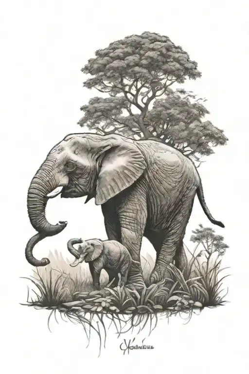 Elephant And Nature