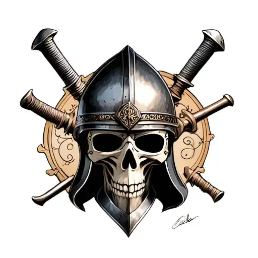 Skeleton Knight Helmet