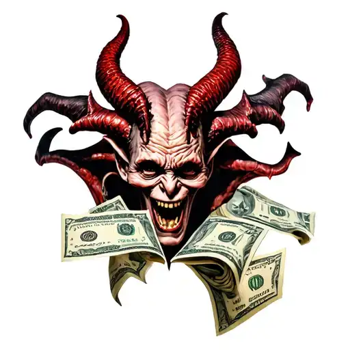 Satan Money Greed Sin