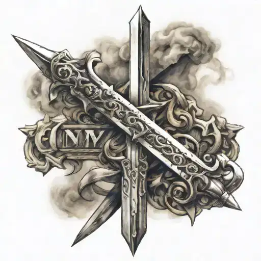 Sword With Gods Name On It