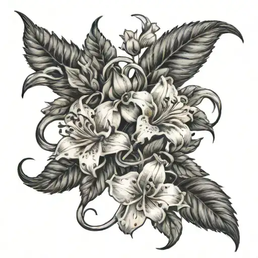 Birth Flowers Intertwined