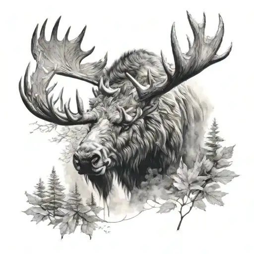 Maple Wolf Bear Moose