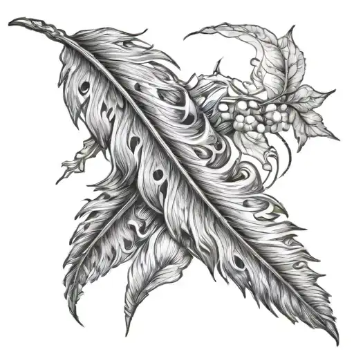 Phoenix Feather Ash Leaf Morphing