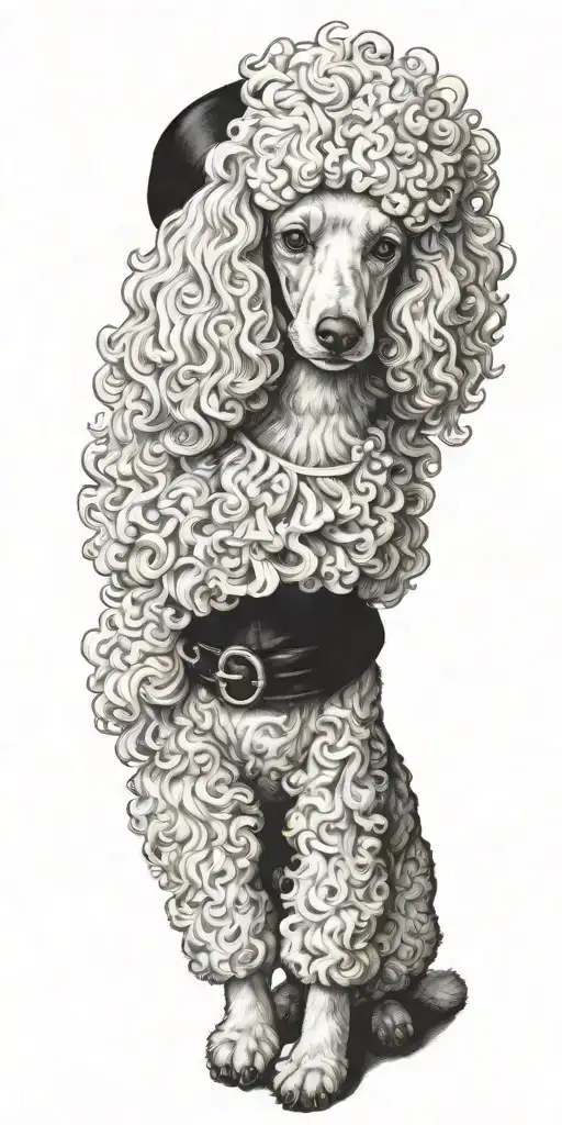 Alice In Wonderland Poodle Looking