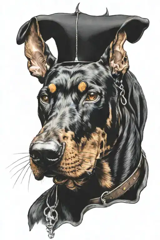 Evil Devil Doberman