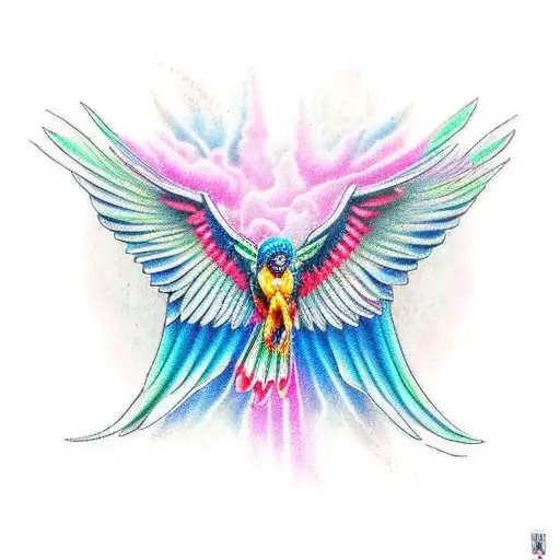 Salto Angel Con Guacamaya