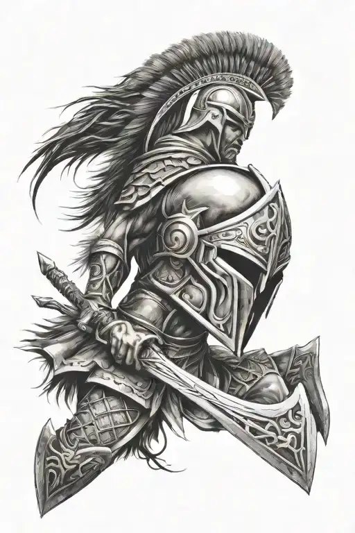 Tribal Spartan Warrior