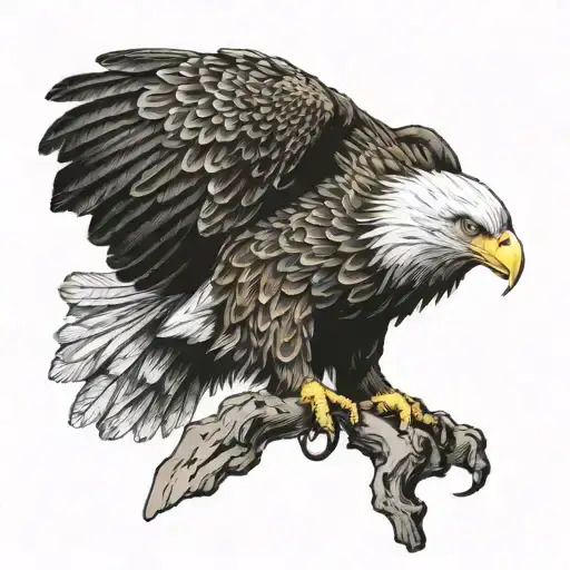 Eagle Perched