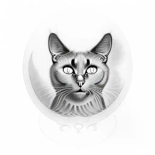 Black Cat Drinking Wine