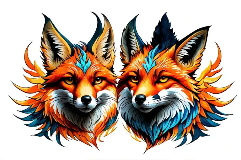 Phoenix And Fox