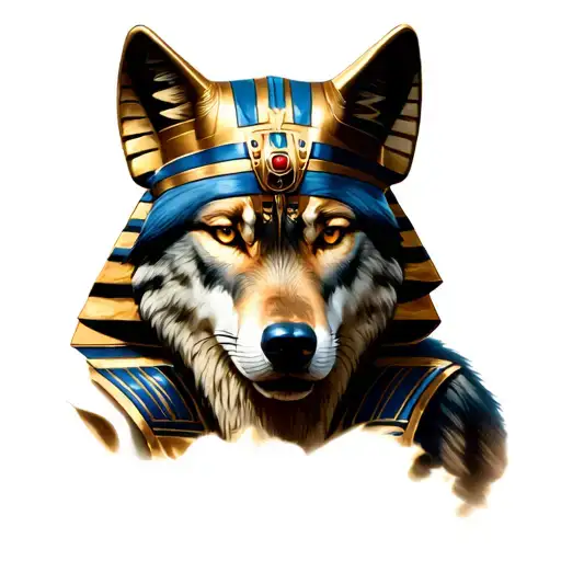 Wolf And King Tut