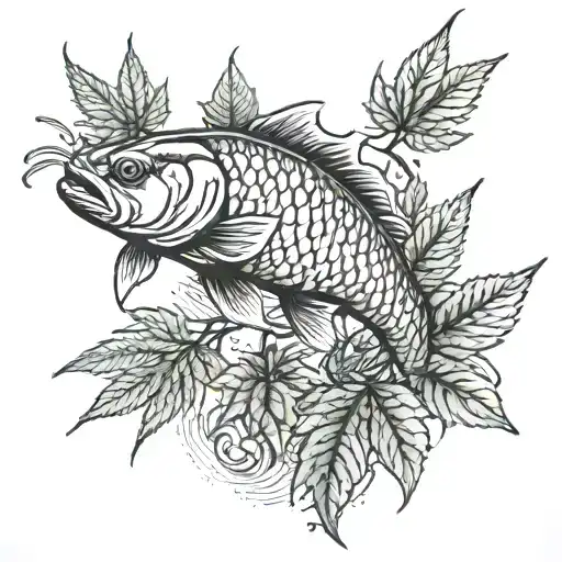 Carp Cannabis Leaf Morphing