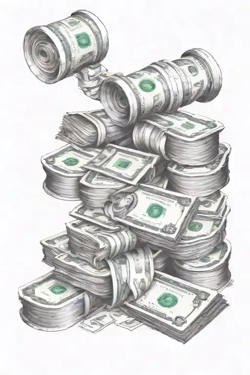 Never Give Up With Money Around It