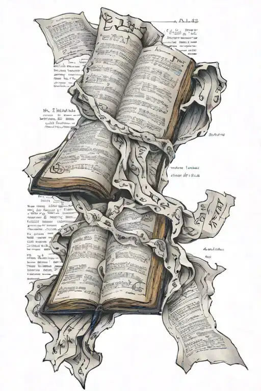 Uncrumbled Paper With Bible Scriptures On Them
