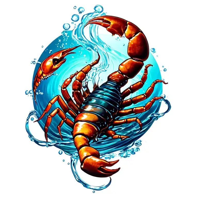 Scorpio And Water
