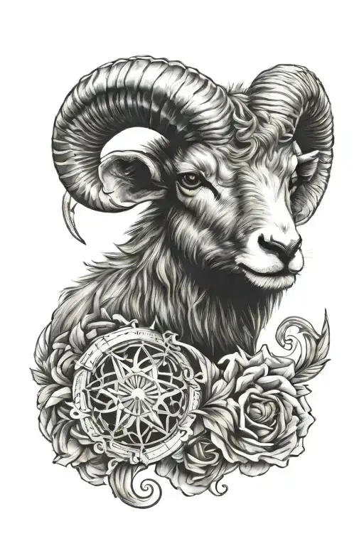 Zodiac Sign Tattoo Aries Zodiac