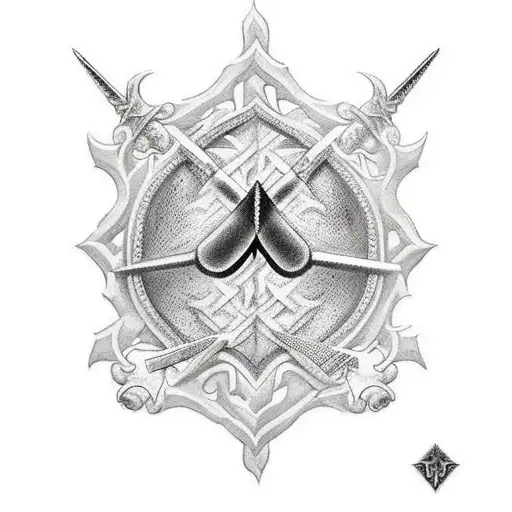 A Sword With A Little Writings On It