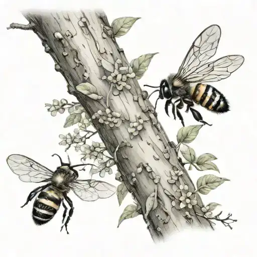 Tree Forest Bee