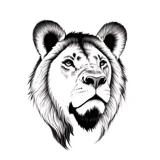 Lion Griaffe Mountains Bear Head