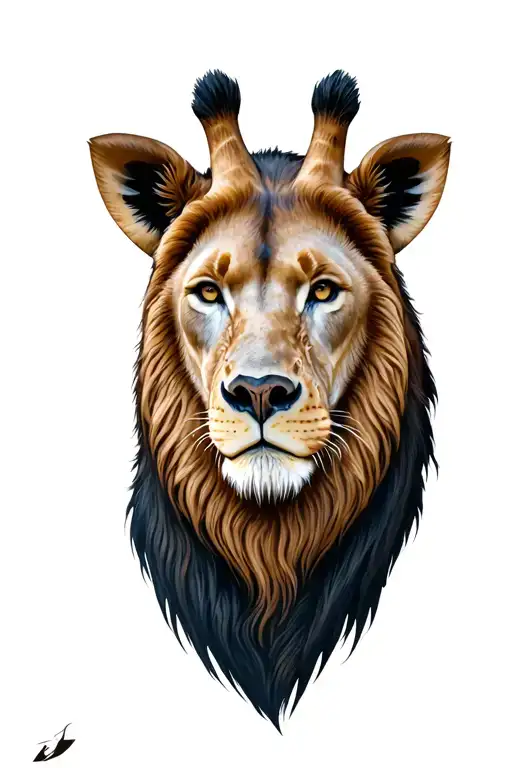 Lion Griaffe Mountains Bear Head