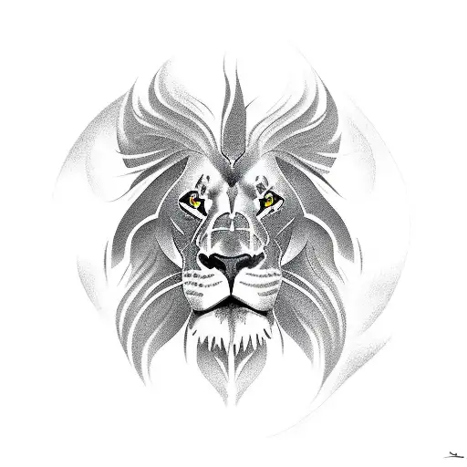 Snake Being Around With Lion