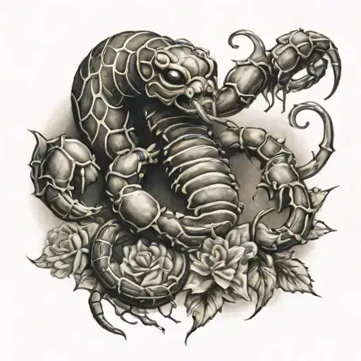 Scorpion And Little Bear Holding