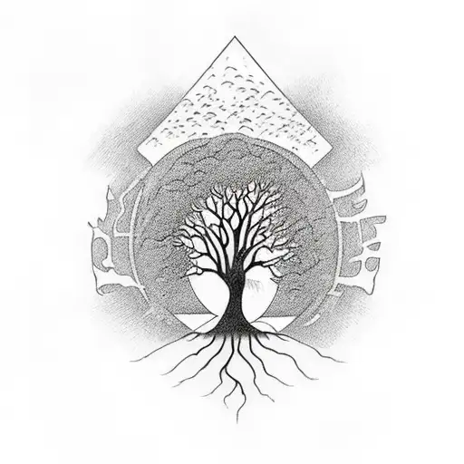 Tree Of Life And Adventure With Depression Thoughts And Suicide Survivors