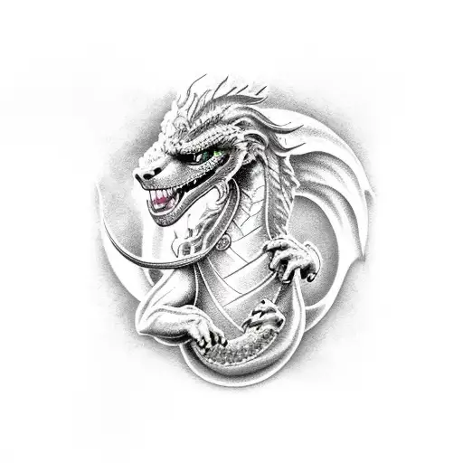 Falcor The Luck Dragon From Neverending Story