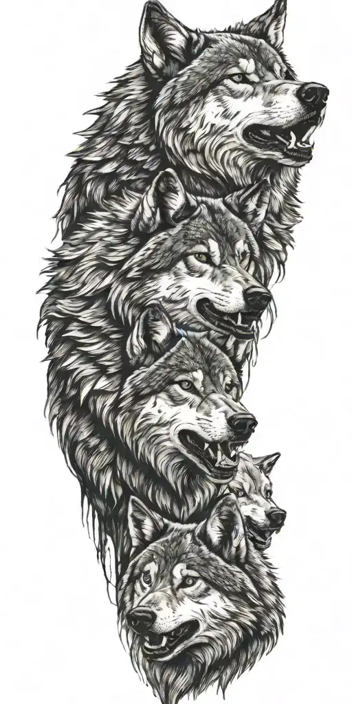 Two Wolves Howling