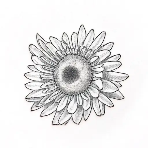 Tiny Sleeping Dragon On A Daisy