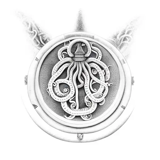 Lighthouse With Tentacles Cthulhu