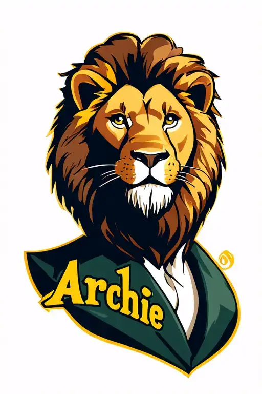 The Name Archie With A Lion