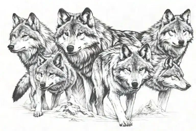 Wolf Pack Moutains