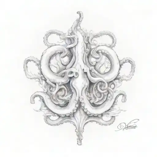 Half Way Melted Butter Octopus Tentacles