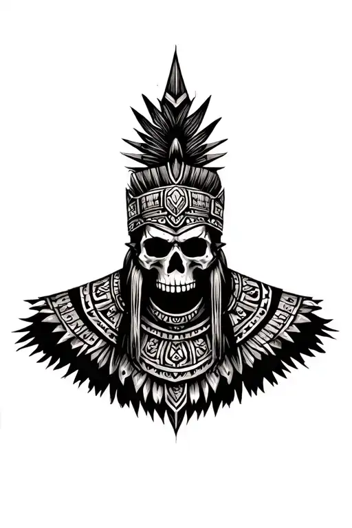 Aztec Death Warrior