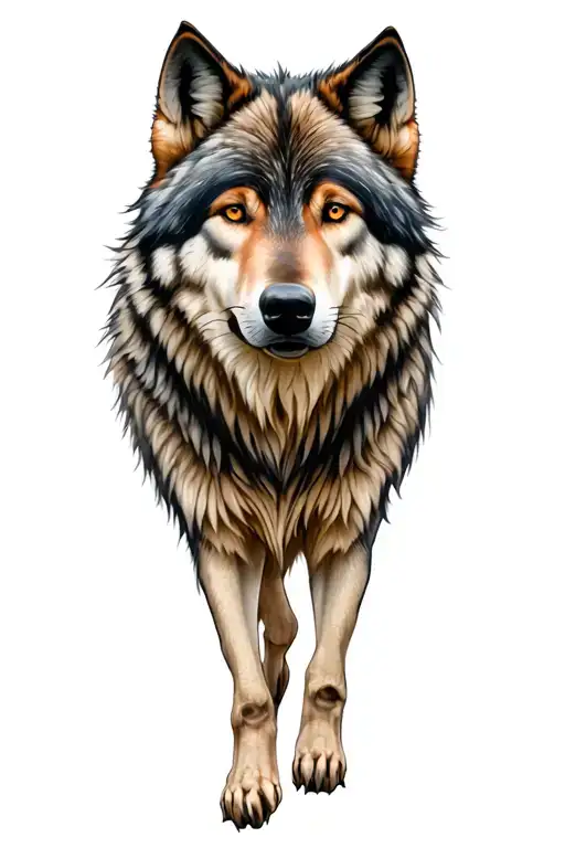 Wolf Looking Forward